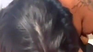 BBW Performs Oral Sex and Then Sucks Her Man's Ass