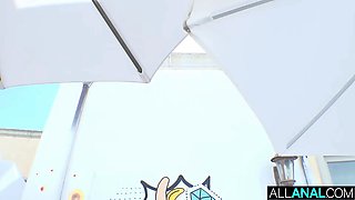 All Anal Victoria Sunshine and Charlie Valentine give up the genitals
