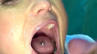 Barbara Bieber sexy chick in college uniform gets facial