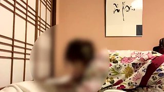 Cumming sex in cowgirl position at a hot spring inn