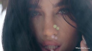 Glamour Kama Oxi at real masturbation dirt