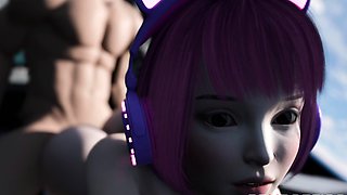 Catgirl Io Gets Her Tight Ass Fucked Hard on Nexus 3