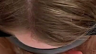 Fucked My Blonde Neighbor in the Ass and Tight Pussy, First-person Video