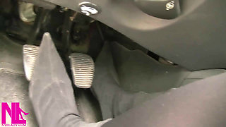 Revving in Cloth Black Boots
