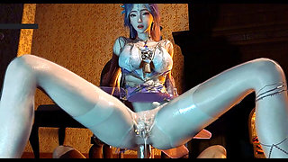 Goddess of Passion Curves in 3D - 3D Animation Hentai