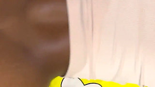 POV, Pounding My Hot Stepmom in a Hotel Room. Hot Cum on Her Big Black Ass