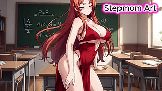 JOI Stepmom Hot Teacher Self Pleasure - Come with me 100% You'll cum - Dirty Talk