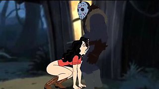 Student Cutie Gets Monster Fucked in Camp – Cartoon Horror Parody
