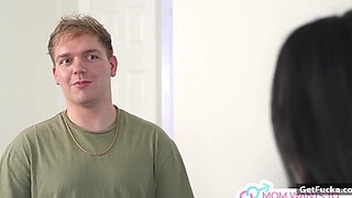 Isabel Love Seduces Stepson with Mature Toy-Filled Passion Heat