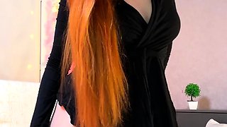 SelfDesire Hot redhead babe Jayden Cole outdoor masturb