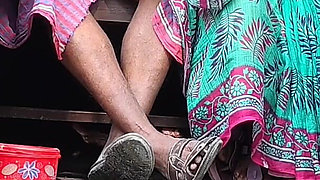 Bhabhi and Dewar Outdoor Bathroom Sex