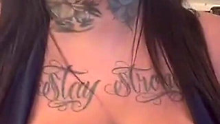 BBW Smoking and Showing Boobs