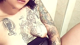 My stepson's Friend Records Me in the Bathroom