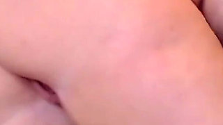 Stuffed black thong squirt, gaping my ass for you