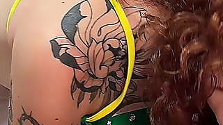 Pierced, Tattooed & Horny - Watch This Curly Slut Take Every Inch of Big Dick!