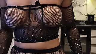 Fishnet Stockings Masturbation (ömer)