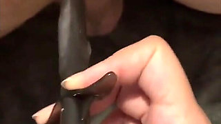 Anal Lube Application with Syringe