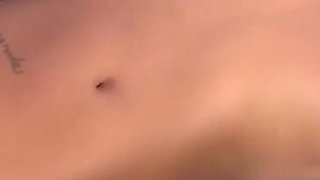 Cute asian teen enjoy in white dick