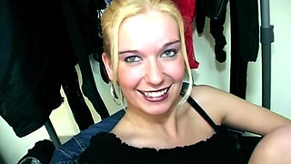 Cum Dripping Gangbang Slut Licks Ass and Swallows Loads