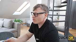 Busty European Beauty Marica Chanel Roleplays Intense Passion with Lover Denis Marti While Cuckold Hus