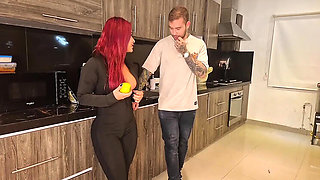 Brutal Blowjob: Colombian Girl Swallows Stepbrother's Cock in Careless Homemade POV