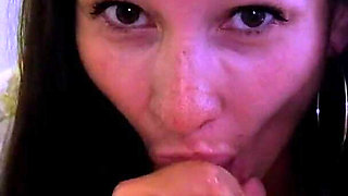Deep Intense Blowjob with Deepthroat and Cum in Mouth