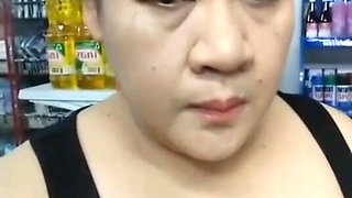 Naughty Sexy Wife Went to in Grocery Store