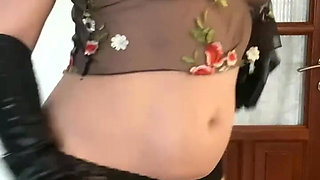 Sexy MILF Striptease. Mary Wolfienstern