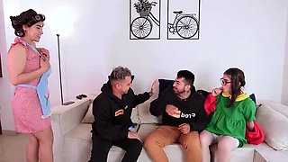 Fred Nunexx Fucks Two Hot Latinas in the Neighborhood Fantasy Threesome