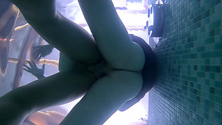 Underwater Fuck Ass Lick Face Fuck Facial and Face Piss