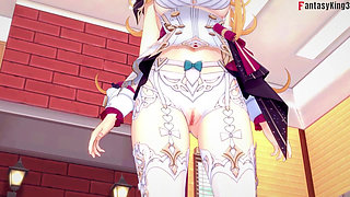 Escoffier POV Blowjob and Sex on the Kitchen - Genshin Impact