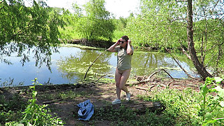 Patricia Looking for the Rivershore to Undress and Jerk off.