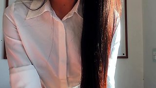 Carolina Guerrero Naughty Secretary Seduces Boss Cock