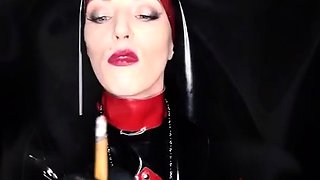 MistressLucyXX - Smoke & Stroke For Satan Joi