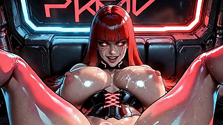 A Female Android with Huge Breasts Was Passionately Fucked by Her Creator. Waifu Hentai Animation