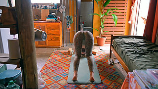 Used Her Right on the Yoga Mat