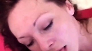 Amateur Russian Girl Facialed at Home