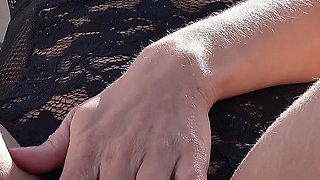 German Scout - Big Tits Cougar Bianka Blue Pick up for First Casting Fuck