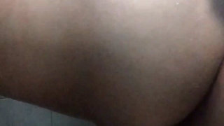 Taking a shower