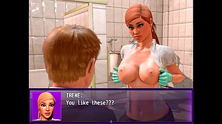 My new life: revamp - steamy action in the college bathroom