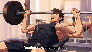 Gym trainer seduce a milf big natural tits and ass