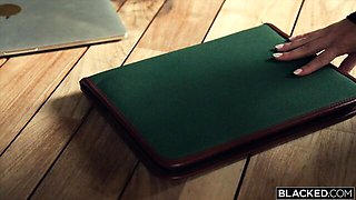 Jason Luv and Bella Spark's blonde threesome trailer by Blacked.Com