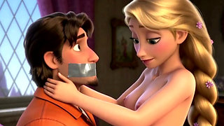 Rapunzel's Innocent Blowjob with Flynn Rider