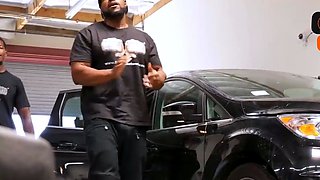Interracial gang fuckfest with yam-sized shafts and gonzo