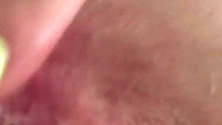 Perfect Pink Fat Pussy Lips Extreme Close up. Slut Love Fingering It Until Orgasm