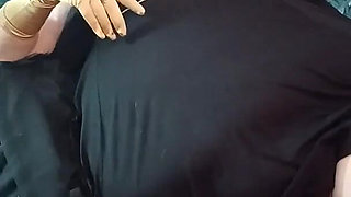 BBW Bat Girl Masturbates for You with Her Golden Gloves on!