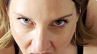 Sensual Blowjob and Facial with Red Toes