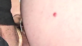 30 Cm Huge and Fat Dick. He Fills Her Entire Pussy and Moves Her Organs. Her Mouth Is Tied so She Can't Scream