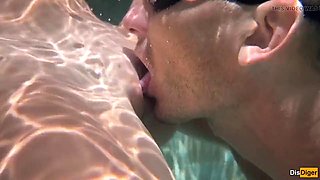 Katty West Cowgirl Rides Big Cock in Underwater Pool Pound
