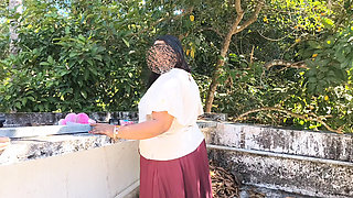 Desi Girl in Skirts, Getting Completely Nude Outdoor